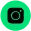 logo instagram pequeño en verde